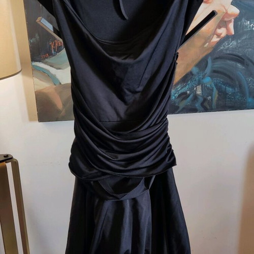 Mini Veloudakis dress black like new, size small