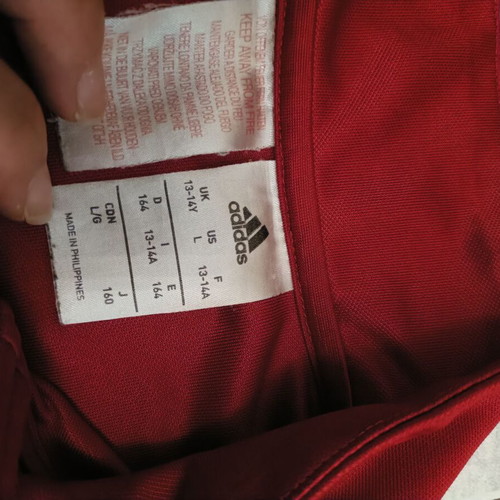 Adidas sports shirt like new, red