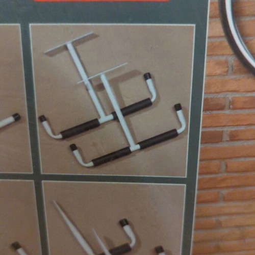 Hook set new, 12 pieces, steel tubes with sandblasting