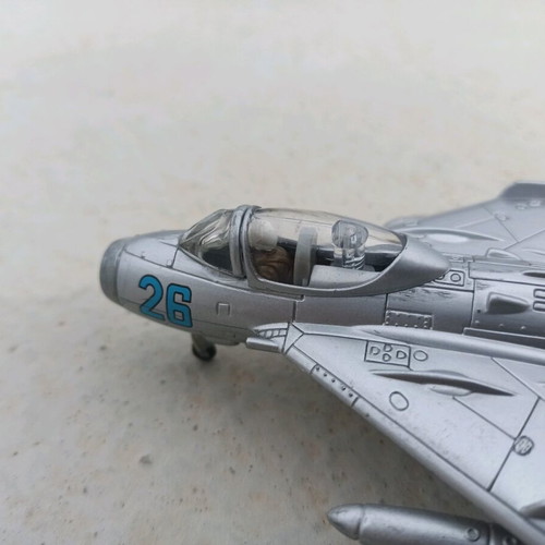 Plastic Mig-19 airplane used with pilot figure