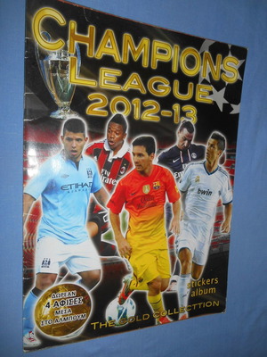 Champions League 2012 - 2013 album used with stickers