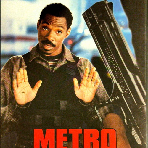 Metro DVD action movie with Eddie Murphy, used, English subtitles