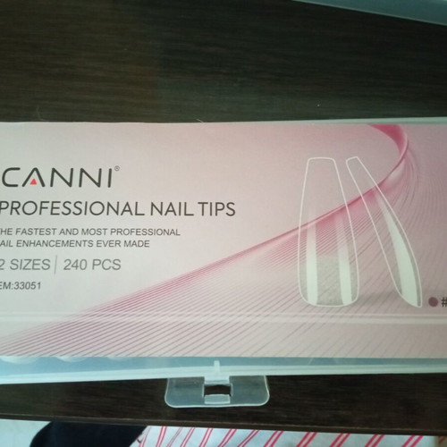 CANNI soft gel nail tips used