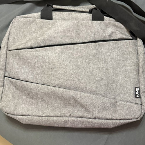 Laptop shoulder bag like new, gray