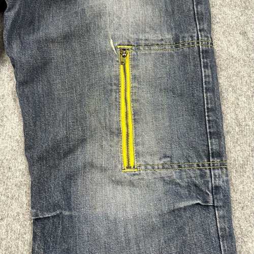 Vintage Y2K Quiksilver Allrounder Cargo Denim Used, Blue, W34