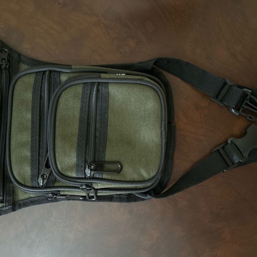 Orami khaki thigh bag new with 5 compartments