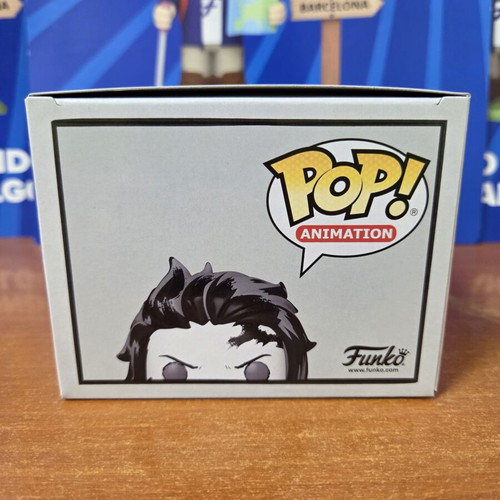 Funko Pop Animation Demon Slayer Tanjiro Kamado Sumi-Ink Figure new