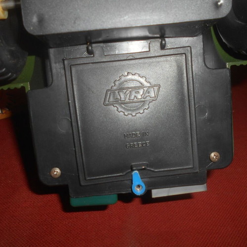 Lyra Army Desert Patrol Jeep battery-powered vintage toy 1970