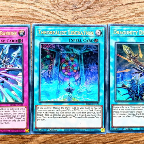 Yu-Gi-Oh Card Bundle BLGG Mint Condition, 15 Cards