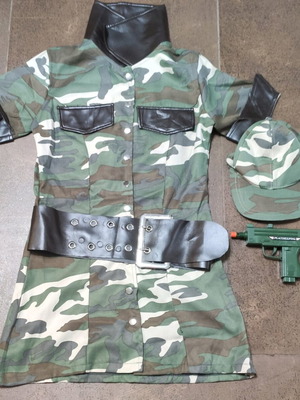 Carnival women's costume Soldier like new, one size