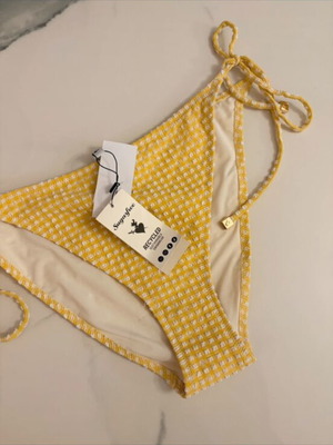 SugarFree Bikini Bottom yellow checkered XL