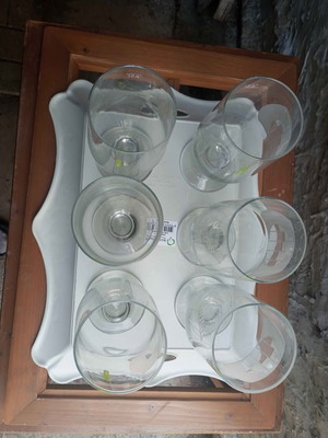 Glasses new, unused