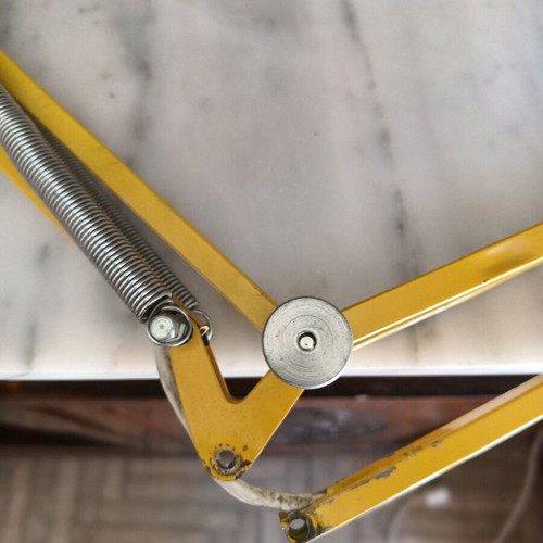 Desk lamp used, old, authentic