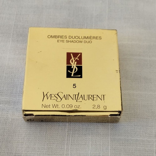 Yves Saint Laurent Duo Eyeshadow No. 5 Blue Legend Grey Illusion like new