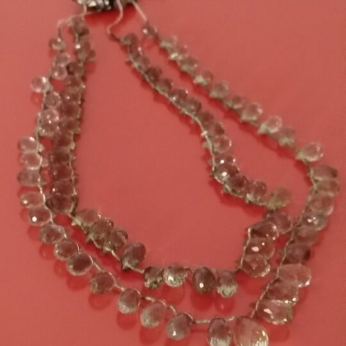Rani Haar traditional Indian necklace used with smoky quartz beads