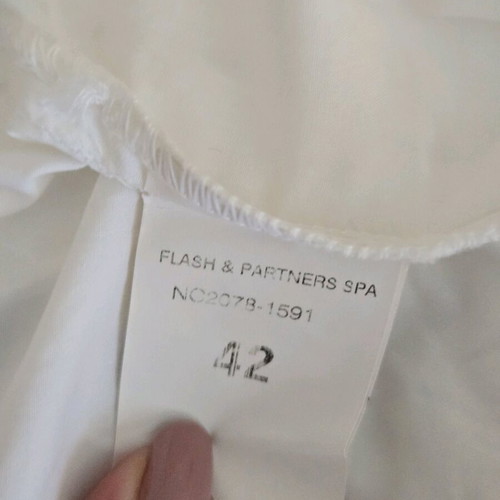 Nolita cotton skirt like new, size 42, white