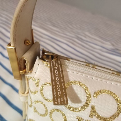 Rocco Barocco handbag white like new