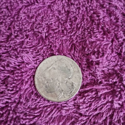 Collectible coins used 1926, 1 Drachma and 8 of 2 Drachmas