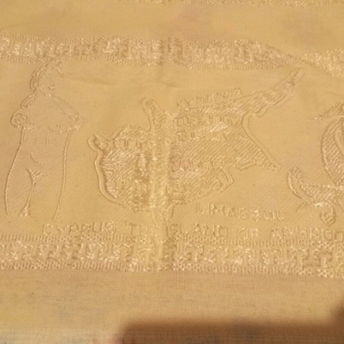 Tablecloth from Cyprus like new, 1.10×0.85m