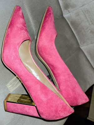 Pumps pink like new, size 40