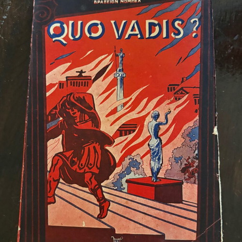 Quo Vadis? by Henryk Sienkiewicz used, Greek language