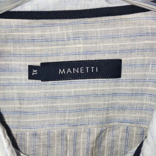 Manetti linen shirt men's XL used, summer fabric