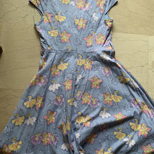 Lindy Bop Wrap Dress like new, colorful, cotton, size L