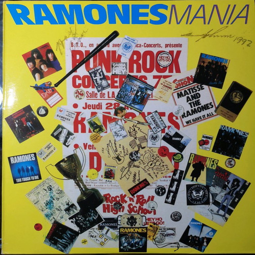 Ramones Ramonesmania 2LP used, signed test pressing