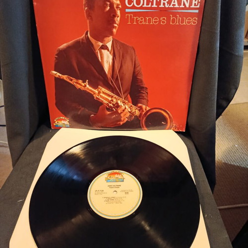 Trane's Blues John Coltrane vinyl LP used, jazz compilation