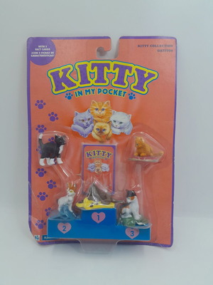 Σετ γατάκια Kitty in my Pocket σαν καινούργιο, Hasbro δεκαετίας '90