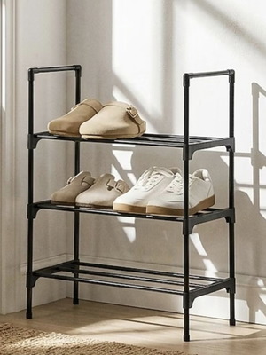 Shoe rack three-tier new with tags 62×45×23 cm