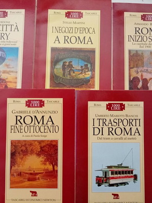 Vintage Roma Tascabile Set of 5 Pocket Books like new