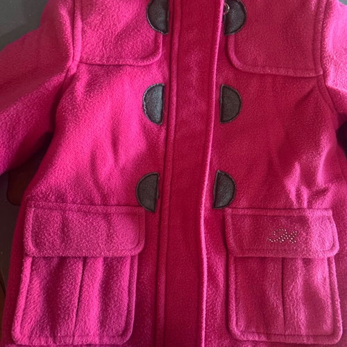 Marasil girls coat fuchsia used, size 18M-86cm