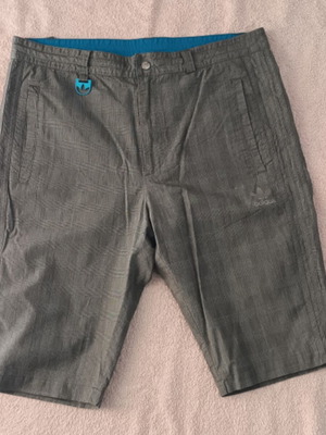 Adidas Originals men's gray checkered bermuda shorts medium like new