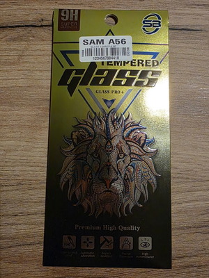 Tempered glass Samsung A56 like new, 1 piece