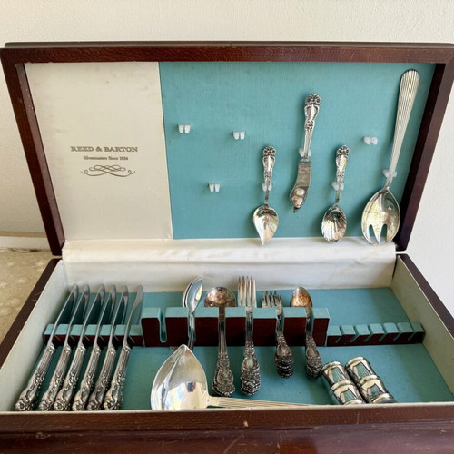 Reed & Barton Silver Plated Cutlery Set used