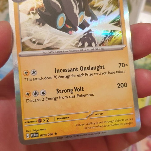 Perfect Order Pokemon Cards new with Luxray holo and more