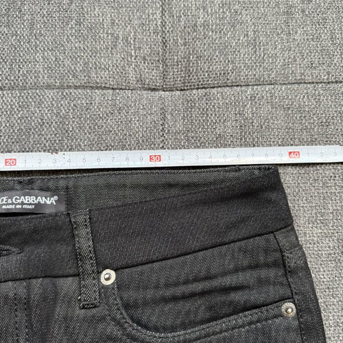 Dolce&Gabbana denim skirt like new, size M, black
