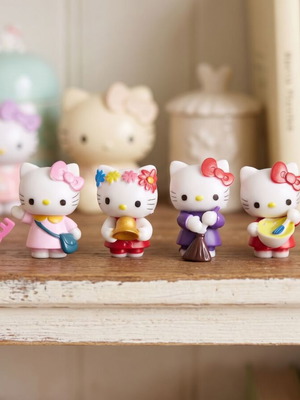 Hello Kitty комплект мини фигури за колекция, рядък