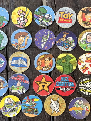 Πακέτο 26 vintage τάπες Toy Story