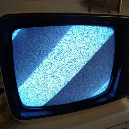 Gold Star vintage 14-inch television used, decorative