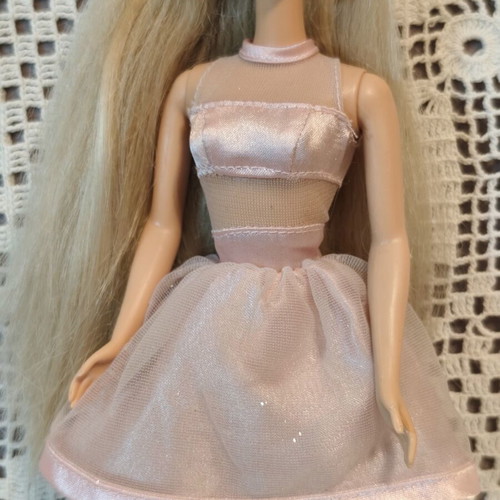 Barbie vintage doll with vintage dress used