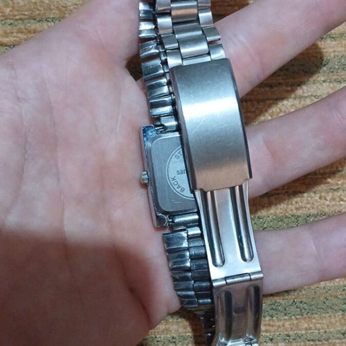 Sandra Fellini women's silver wristwatch used