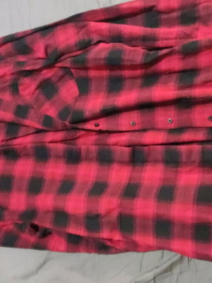 Checked long shirt Terranova size medium lightly worn