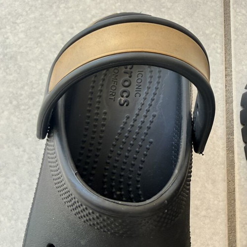 Crocs Mega Crush women's clogs black used, size 38