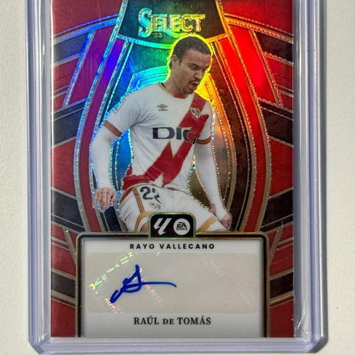 Κάρτα Panini Select La Liga 2023-24 Raul De Tomas Red Prizm Auto SE-RDT καινούργια
