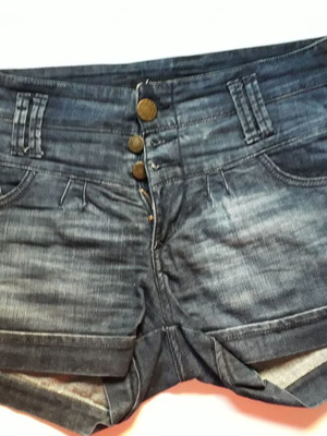 Women's denim shorts Stradivarius