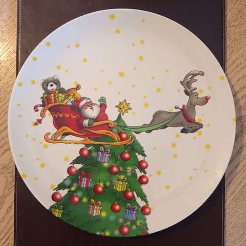 Glass Christmas plate 30 cm like new from Goody's