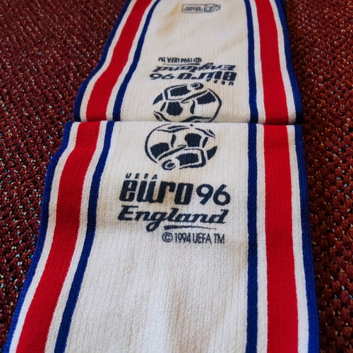England National Team Euro 1996 Scarf collectible, like new, authentic