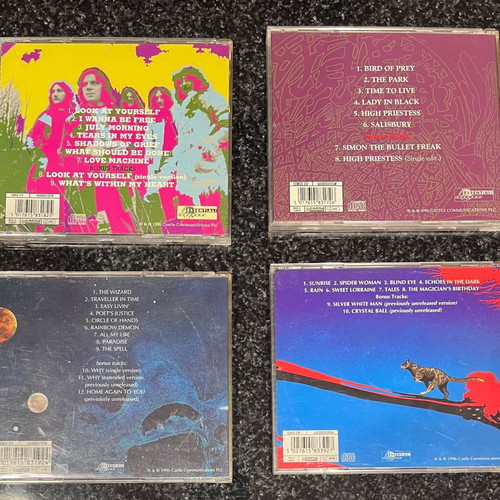Uriah Heep 4 remastered rock albums like new